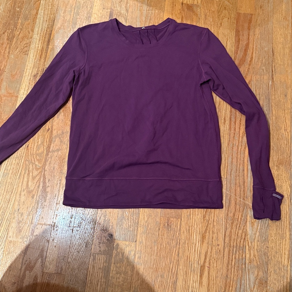 lululemon athletica Purple Long Sleeve Tee